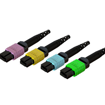 3.0mm 24 lõi MPO Fiber Optic Connector cho các bộ phận truyền thông sợi