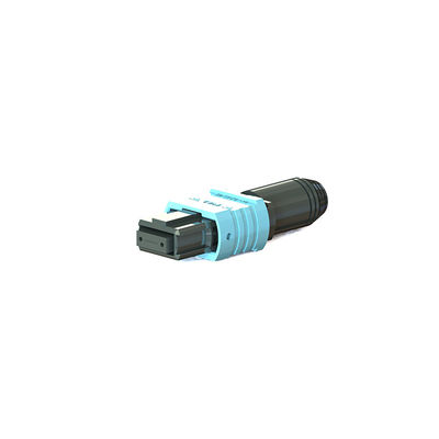 Mini 36mm MPO kết nối quang Aqua Fiber Optic Pigtail Connector