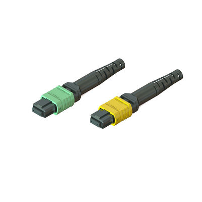 Giá tốt. Bộ kết nối sợi quang MPO chính xác cao 3.5mm Multimode / Single Mode Fiber Type trực tuyến