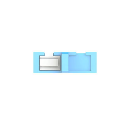 Flange SC Fiber Optic Adapter Panel với màu đen xanh lá cây và màu nước