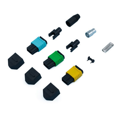 Giá tốt. Người đàn ông nữ MPO Fiber Optic Connector 40G đến 400G Networks Pigtail Fiber Connector trực tuyến