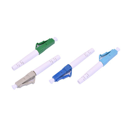 0.9mm Đơn chế độ Simplex Sợi quang LC Connector Kit PEI Vật liệu mất tích chèn thấp